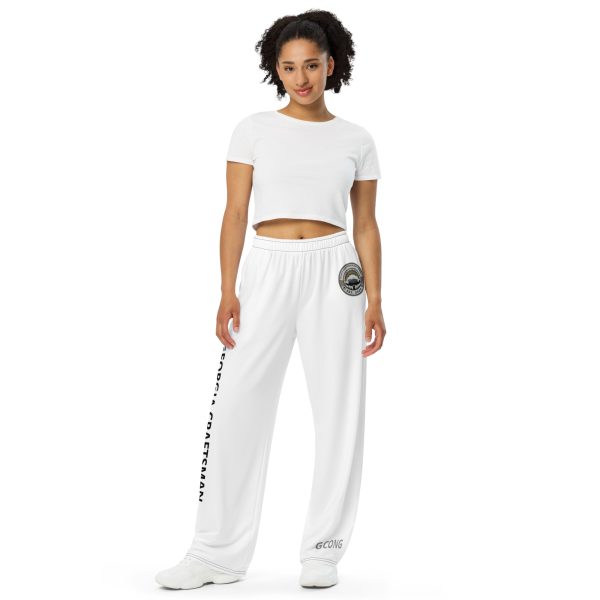 All-over print unisex wide-leg pants - Image 6