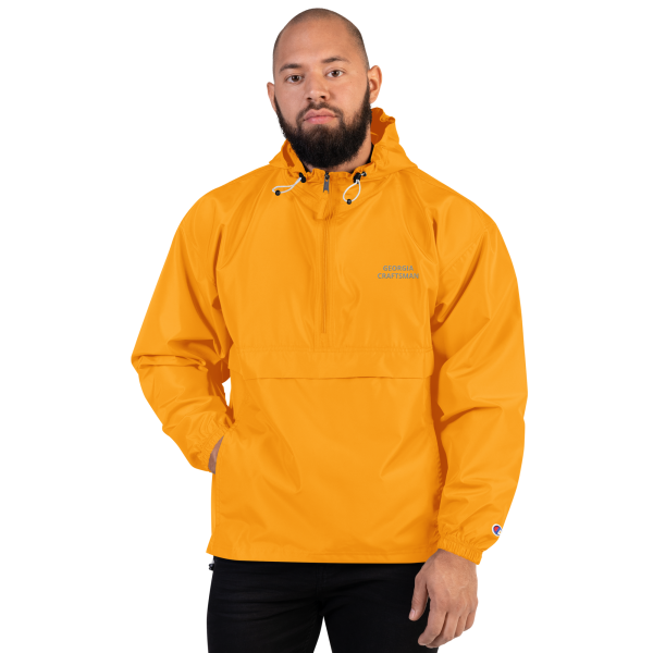 Embroidered Champion Packable Jacket - Image 14